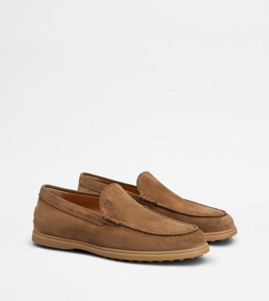 26SS 토즈 스웨이드 슬리퍼 로퍼 XXM78L0AJ30RE0S818 Brown - TODS
