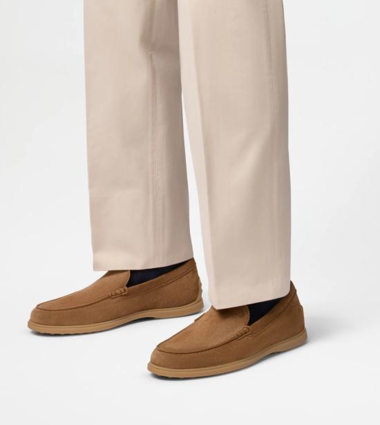 26SS 토즈 스웨이드 슬리퍼 로퍼 XXM78L0AJ30RE0S818 Brown - TODS