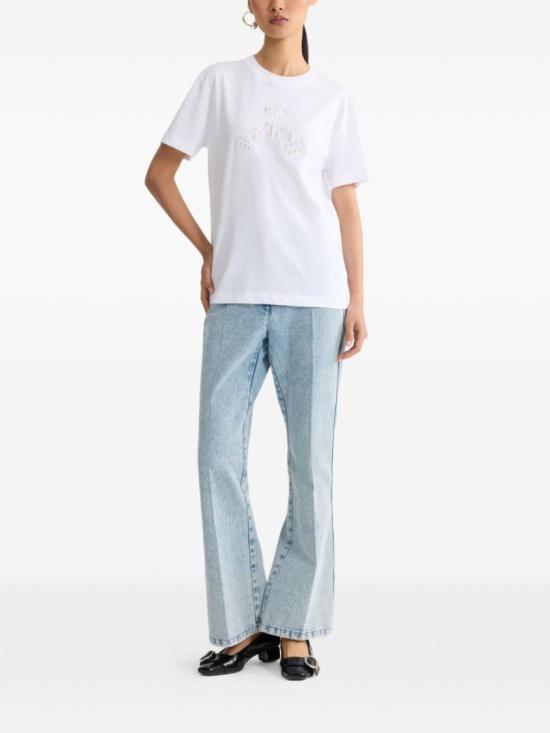 26SS 파투 반팔 티셔츠 JE217 9999 001W White - PATOU