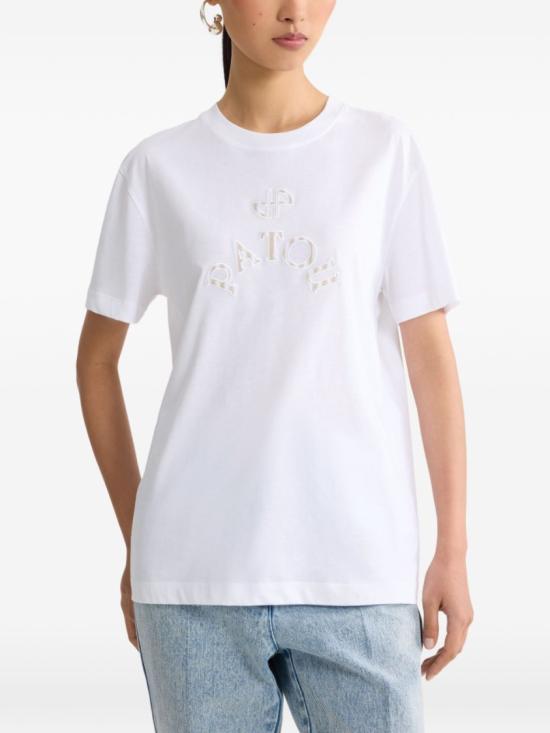 26SS 파투 반팔 티셔츠 JE217 9999 001W White - PATOU