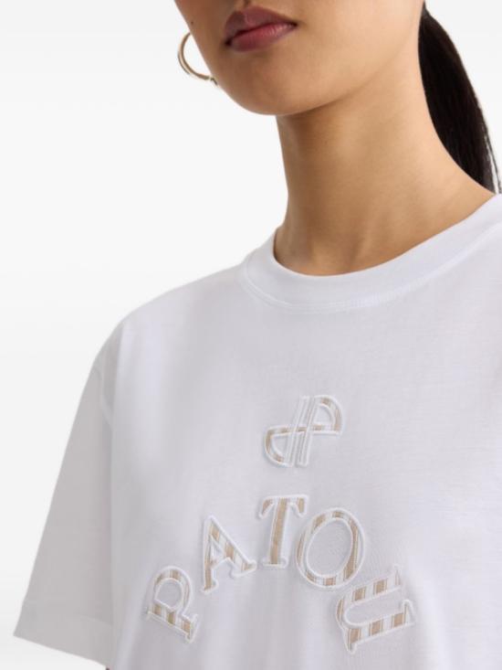 26SS 파투 반팔 티셔츠 JE217 9999 001W White - PATOU