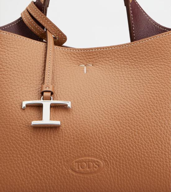 26SS 토즈 마이크로 토트백 XBWAPAEL000QRI9P13 Brown - TODS