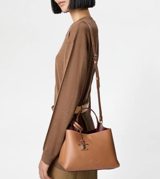 26SS 토즈 마이크로 토트백 XBWAPAEL000QRI9P13 Brown - TODS