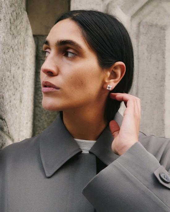  제니 버드 이어링 미니 우븐 스퀘어 - JENNY BIRD