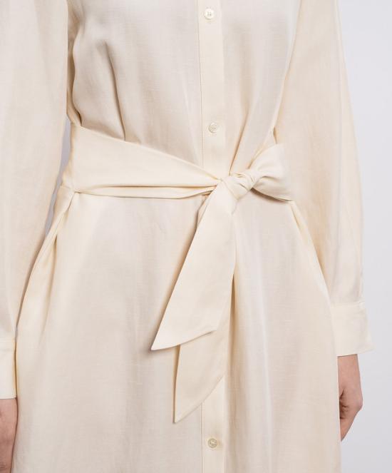 26SS 울리치 미디 원피스 CFWWDR2019FRUT3043 8743 Milky cream - WOOLRICH