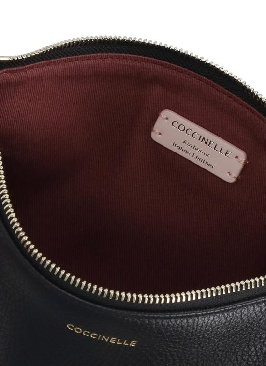 26SS 코치넬리 클러치/파우치 E5MMA55F401 BEST CROSSBODY 001 Black - COCCINELLE