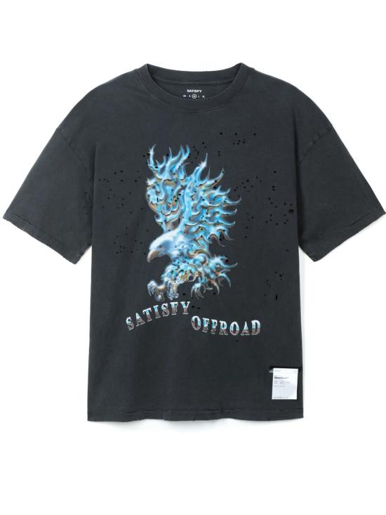26SS 새티스파이 모스테크 티셔츠 11006 00A15 Aged black