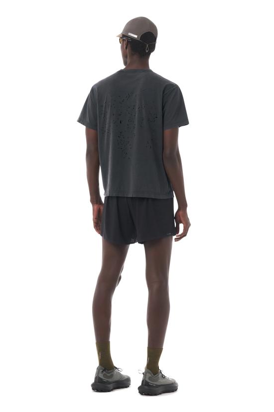 26SS 새티스파이 모스테크 티셔츠 11006 00A15 Aged black - SATISFY