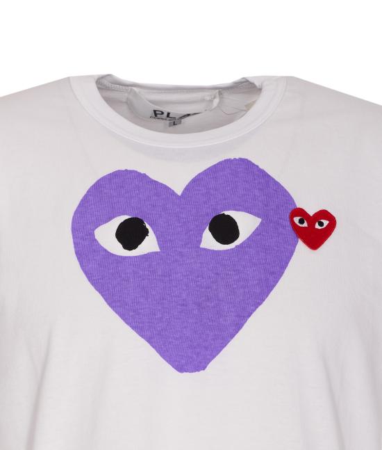 26SS 꼼데가르송 반팔 티셔츠 T106 Purple - COMME DES GARCONS