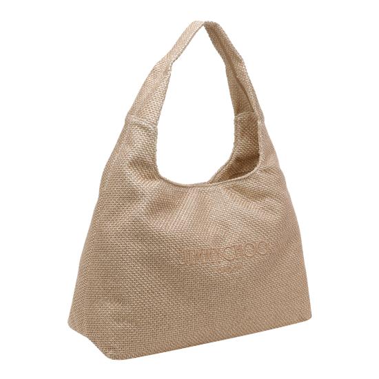 26SS 지미추 숄더백 BEACH DMND HOBO L TYJGOLD DARK CAPPUCCINO Beige - JIMMY CHOO