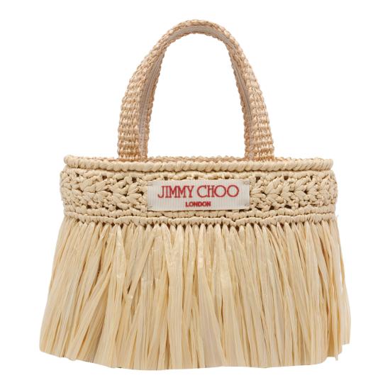 26SS 지미추 토트백 BEACH TOTE E W MINI HMUNATURAL LIGHT GOLD Beige
