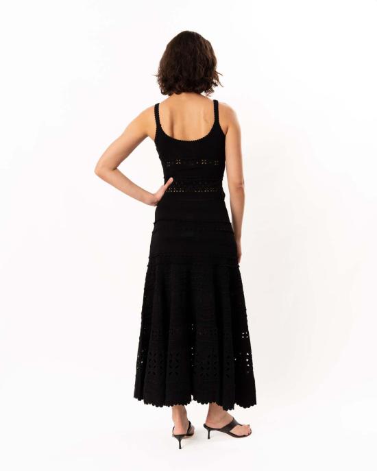  울라 존슨 캐미솔 에스메 아일렛 니트  블랙 - ULLA JOHNSON