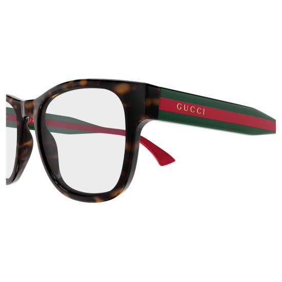 26SS 구찌 선글라스 GG0004ONN 002 HAVANA GREEN TRANSPARENT - GUCCI