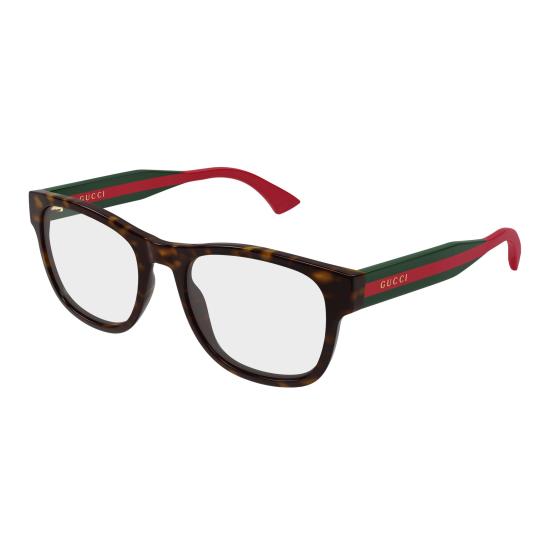 26SS 구찌 선글라스 GG0004ONN 002 HAVANA GREEN TRANSPARENT - GUCCI