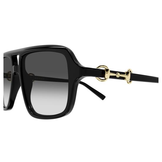 26SS 구찌 선글라스 GG2052S 007 BLACK BLACK GREY - GUCCI