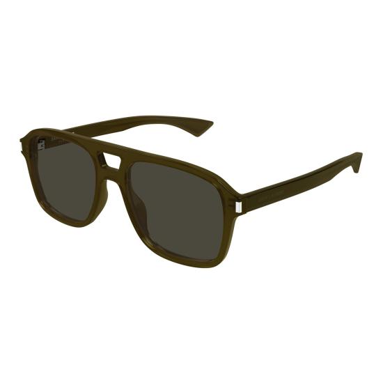 26SS 생로랑 선글라스 SL 881 004 BROWN BROWN GREY - SAINT LAURENT