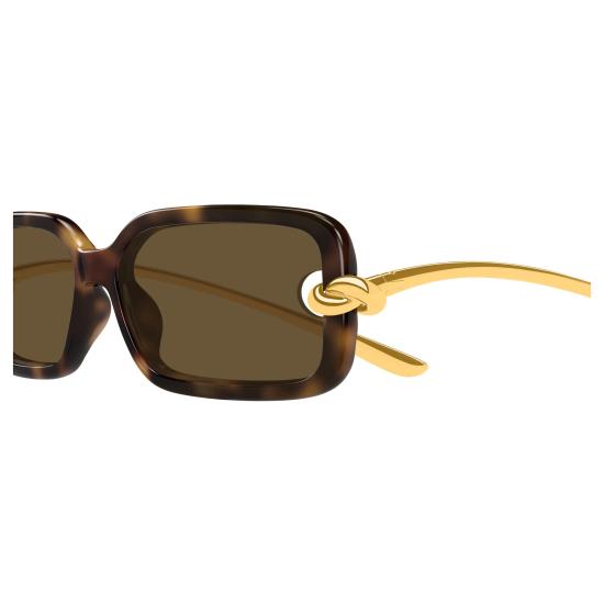 26SS 보테가베네타 선글라스 BV1439S 002 HAVANA GOLD BROWN - BOTTEGA VENETA