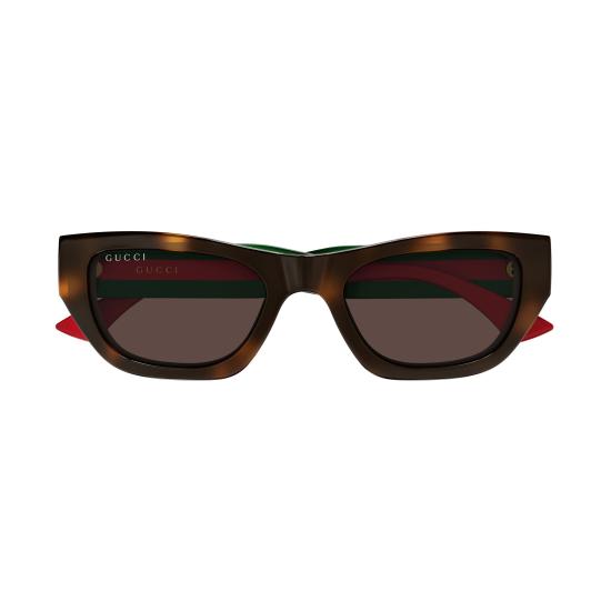 26SS 구찌 선글라스 GG2116S 002 HAVANA GREEN BROWN - GUCCI