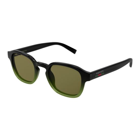 26SS 구찌 선글라스 GG2106S 003 BLACK BLACK GREEN - GUCCI