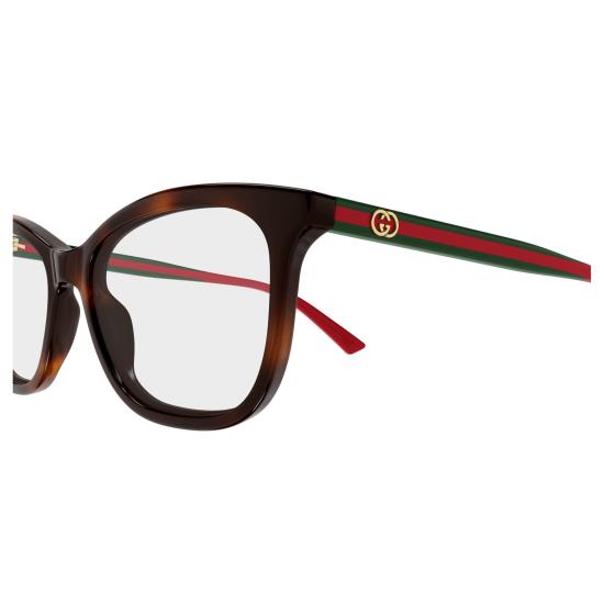 26SS 구찌 선글라스 GG2117O 002 HAVANA GREEN TRANSPARENT - GUCCI