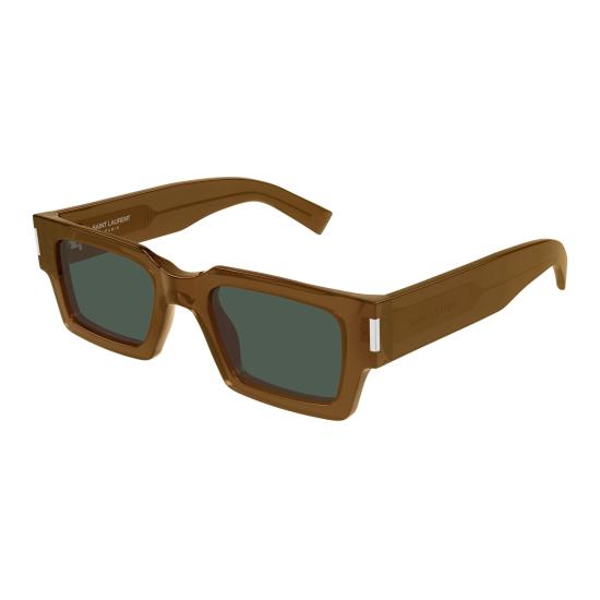 26SS 생로랑 선글라스 SL 572 011 BROWN BROWN GREEN - SAINT LAURENT