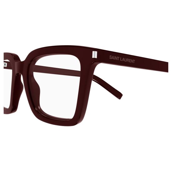 26SS 생로랑 안경 SL 167 008 BURGUNDY BURGUNDY TRANSPARENT - SAINT LAURENT