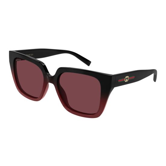 26SS 구찌 선글라스 GG2102S 004 BLACK BLACK RED - GUCCI