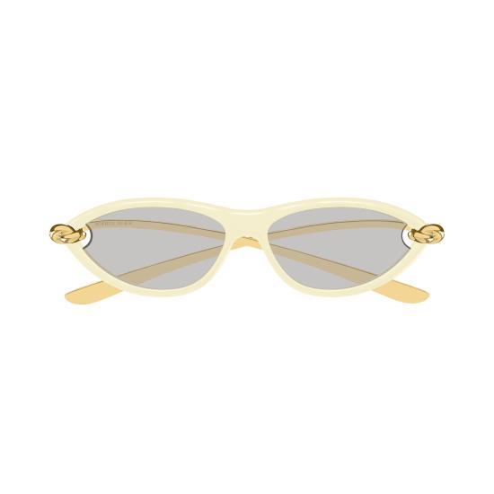 26SS 보테가베네타 선글라스 BV1390S 007 BEIGE GOLD GREY - BOTTEGA VENETA