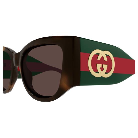 26SS 구찌 선글라스 GG2115S 002 HAVANA GREEN BROWN - GUCCI
