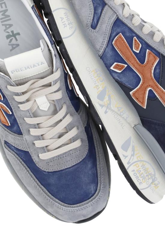 26SS 화이트 프리미아타 스니커즈 MICK 7215N Blue - WHITE PREMIATA