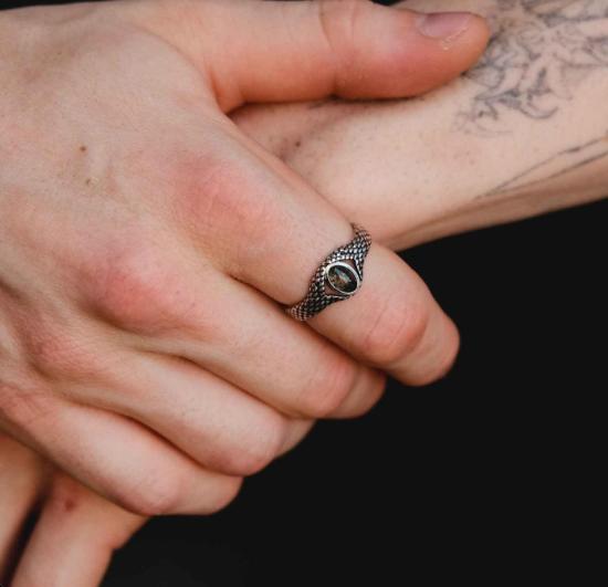  수 더 보이 반지 스네이크 런 링 - SUE THE BOY