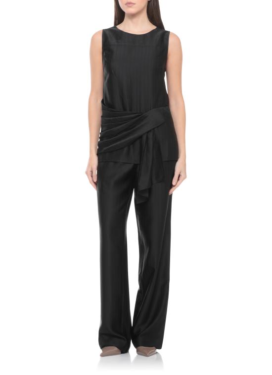 26SS 루루 드 세종 스트레이트 팬츠 KADALA BLACK Black - LOULOU DE SAISON