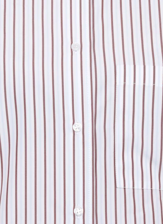 26SS 루루 드 세종 셔츠 MAUD DARK RED LIGHT BLUE White - LOULOU DE SAISON