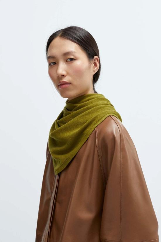  코데라 머플러/스카프 코르데라 메리노 울 반다나 우드바인 그린