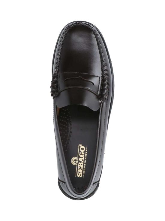  세바고 로퍼 스퀘어 토 페니  플랫 브라운 - SEBAGO