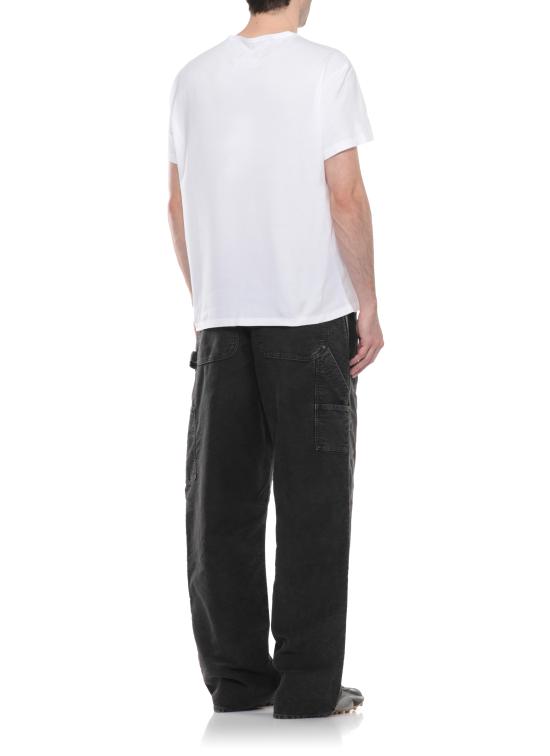 26SS 마르지엘라 디스토티드 로고 티셔츠 S30GC0701 S22816994 White - MAISON MARGIELA