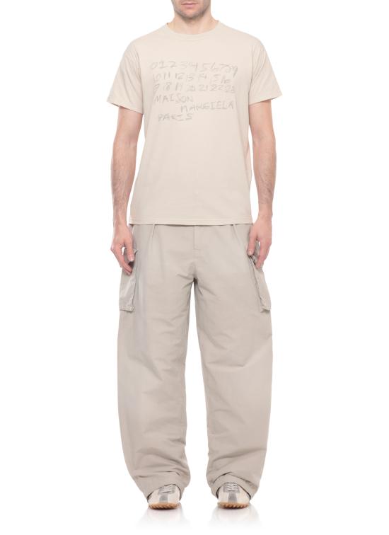 26SS 마르지엘라 뉴메리컬 코튼 티셔츠 S51GC0544 S24575119 Beige - MAISON MARGIELA