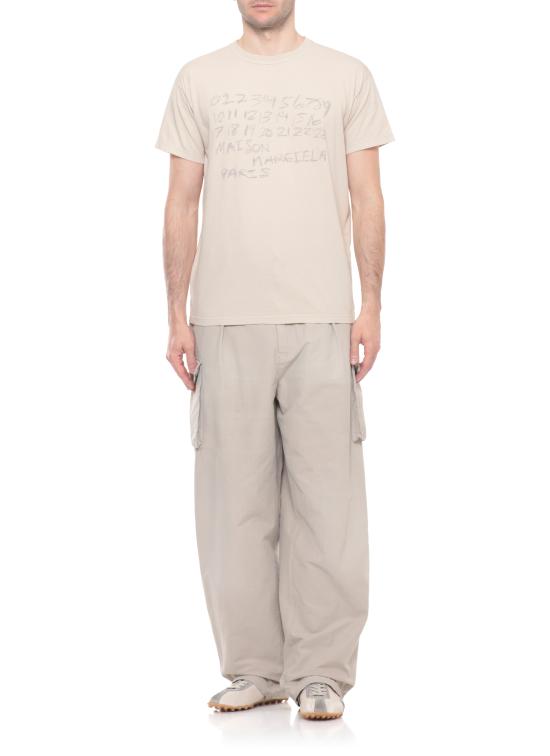 26SS 마르지엘라 뉴메리컬 코튼 티셔츠 S51GC0544 S24575119 Beige - MAISON MARGIELA