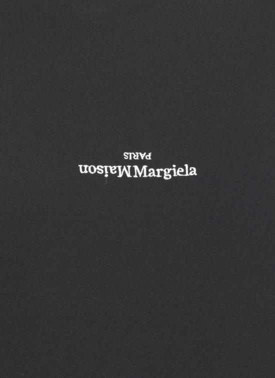 26SS 마르지엘라 디스토티드 로고 티셔츠 S30GC0701 S22816900 Black - MAISON MARGIELA