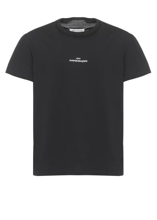 26SS 마르지엘라 디스토티드 로고 티셔츠 S30GC0701 S22816900 Black