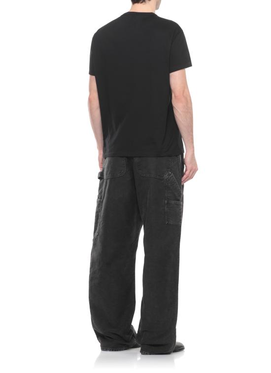 26SS 마르지엘라 디스토티드 로고 티셔츠 S30GC0701 S22816900 Black - MAISON MARGIELA