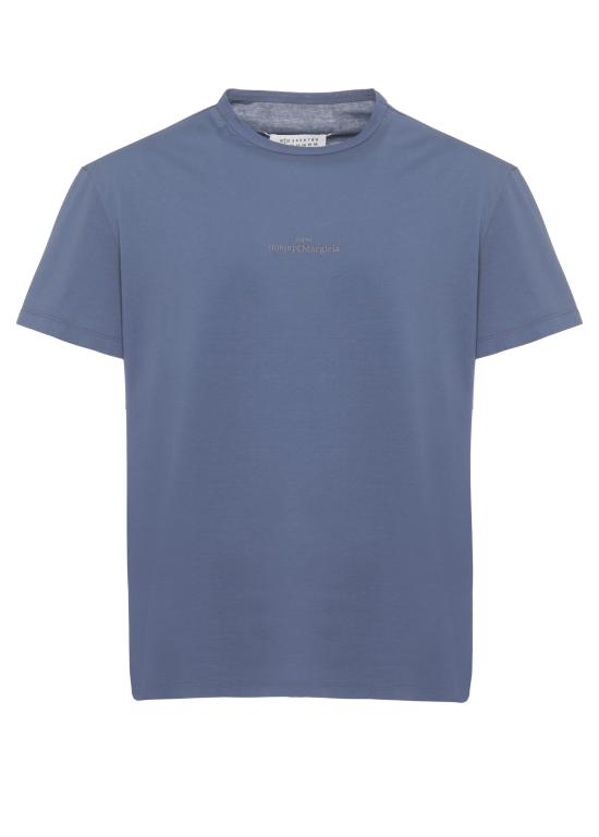 26SS 마르지엘라 디스토티드 로고 티셔츠 S30GC0701 S22816469 Blue