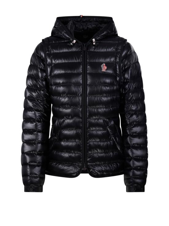 26SS 몽클레어 카루라 투인원 후드 쇼트 다운 자켓 1A00008597X6999 BLACK DOM