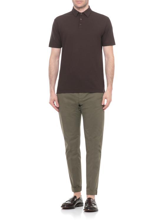 26SS 자노네 폴로 티셔츠 815159 ZG380Z1495 Brown - ZANONE