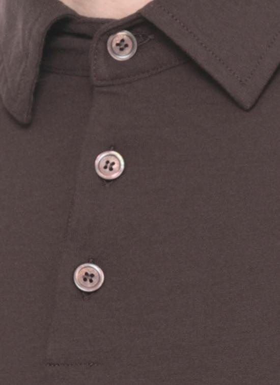 26SS 자노네 폴로 티셔츠 815159 ZG380Z1495 Brown - ZANONE