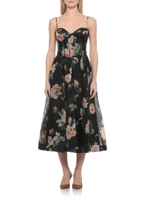 26SS 짐머만 미디 원피스 8178DS261 BKRO Black - ZIMMERMANN