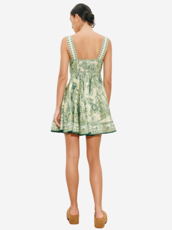  알레메 숏 원피스 Alemais Sara 미니 트위스트 선드레스 - ALEMAIS