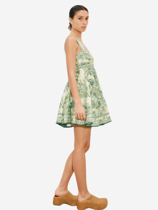  알레메 숏 원피스 Alemais Sara 미니 트위스트 선드레스 - ALEMAIS