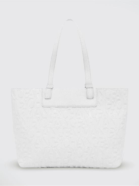 26SS 알마니 토트백 XW001481AF15774 U0011 White - ARMANI