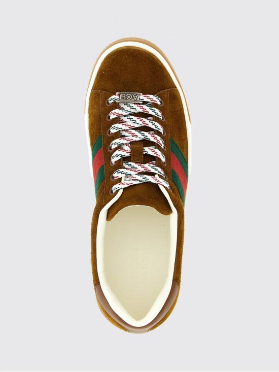 26SS 구찌 웹 에이스 스니커즈 849836AAFS3 2154 Brown - GUCCI